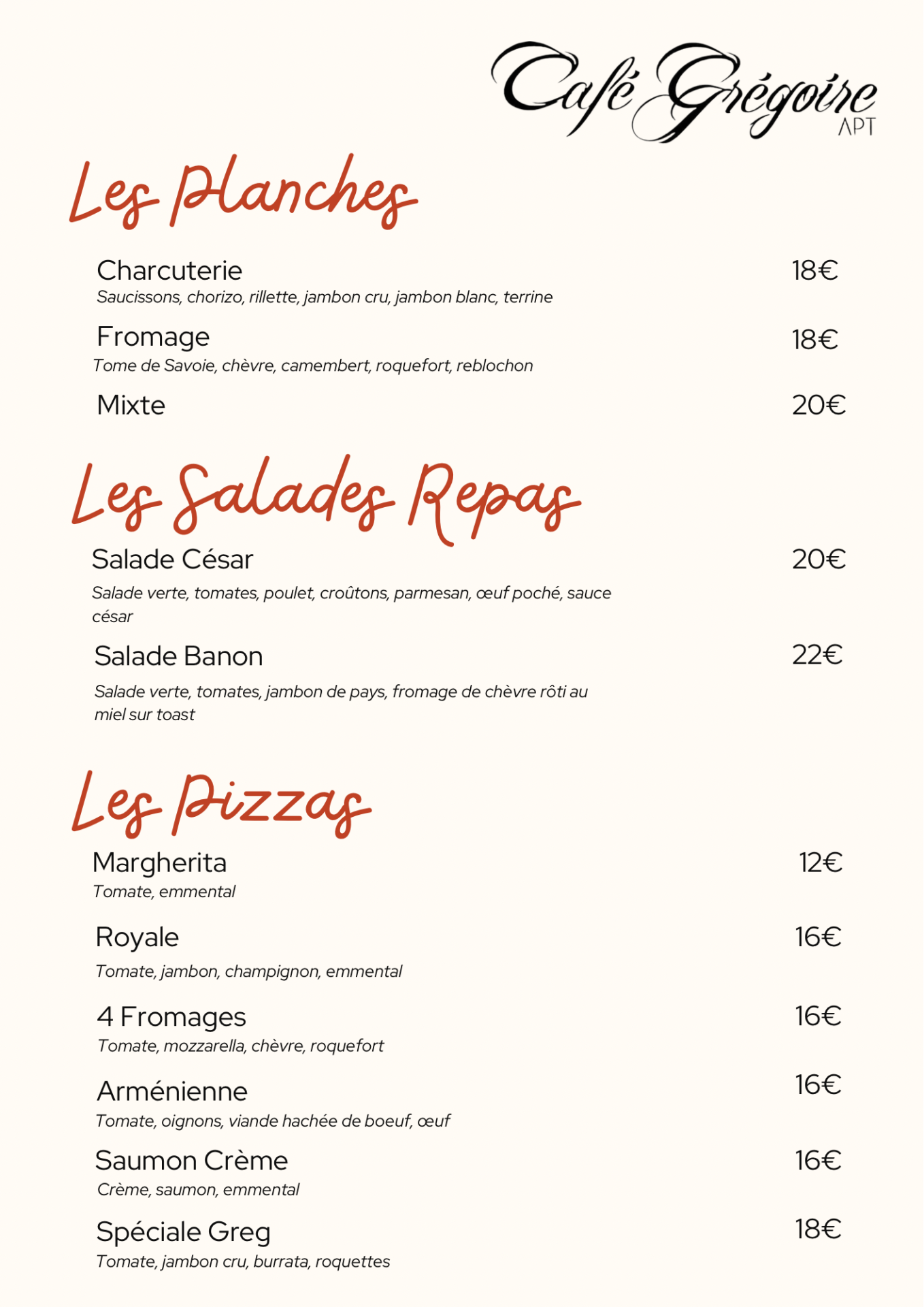 Nos planches 1